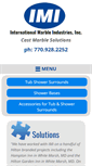 Mobile Screenshot of intlmarbleindustries.com